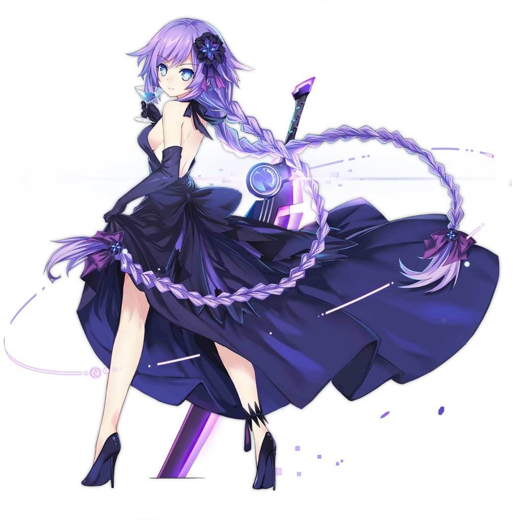 dress long_hair purple_eyes purple_heart violet_hair