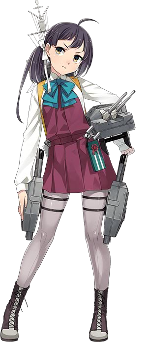 1girl ahoge bangs blue_bow blue_neckwear blush boots bow bowtie carrying carrying_under_arm dress front-seamed_legwear fujikawa fujinami_(kantai_collection) full_body grey_hair grey_legwear grin hair_bow hair_ribbon kantai_collection long_hair long_sleeves looking_away looking_to_the_side machinery official_art pantyhose pleated_dress red_dress ribbon rigging seamed_legwear side_ponytail single_sidelock smile solo standing transparent_background turret v-shaped_eyebrows white_bow white_ribbon yellow_eyes