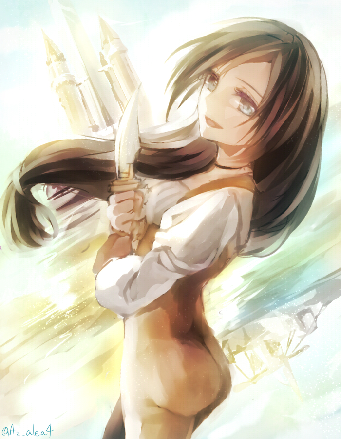 1girl alexander_(final_fantasy) azalea4 black_eyes black_hair bodysuit breasts chocolate_hair final_fantasy final_fantasy_ix garnet_til_alexandros_xvii long_hair looking_at_viewer orange_bodysuit skin_tight solo