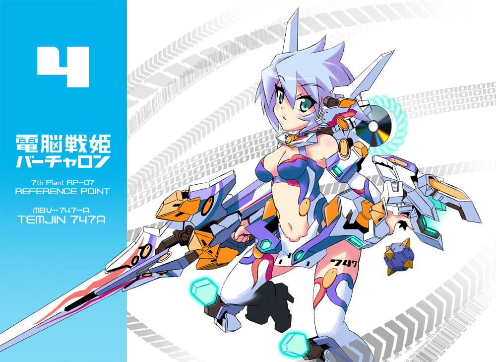 dna mecha_musume personification virtual_on yamaken