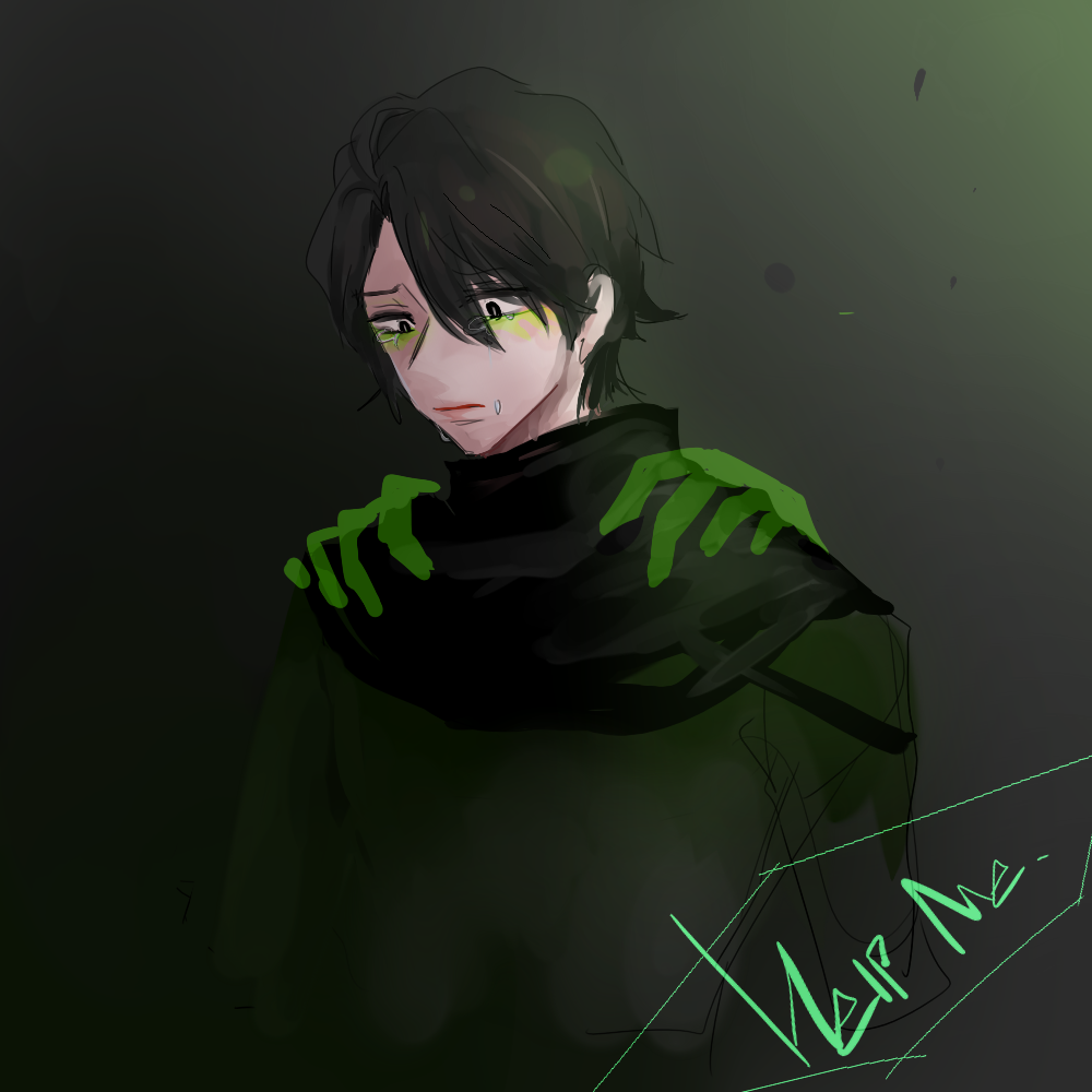 1boy black_eyes black_hair cape lloyd_garmadon morro ninjago open_mouth short_hair solo tears the_lego_group turtleneck