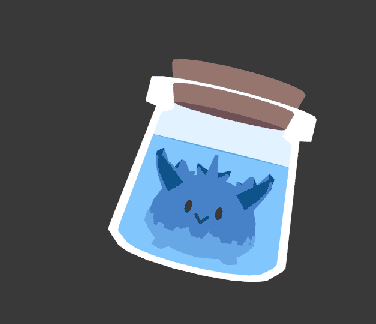 3d alternate_color animated animated_gif black_background bottle commentary cork corsola creature excarabu full_body gen_2_pokemon looking_at_viewer looking_away lowres no_humans pokemon pokemon_(creature) shiny_pokemon simple_background smile solo spinning water