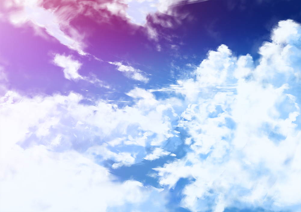 aruken blue_sky clouds cloudy_sky commentary_request day no_humans original outdoors scenery sky