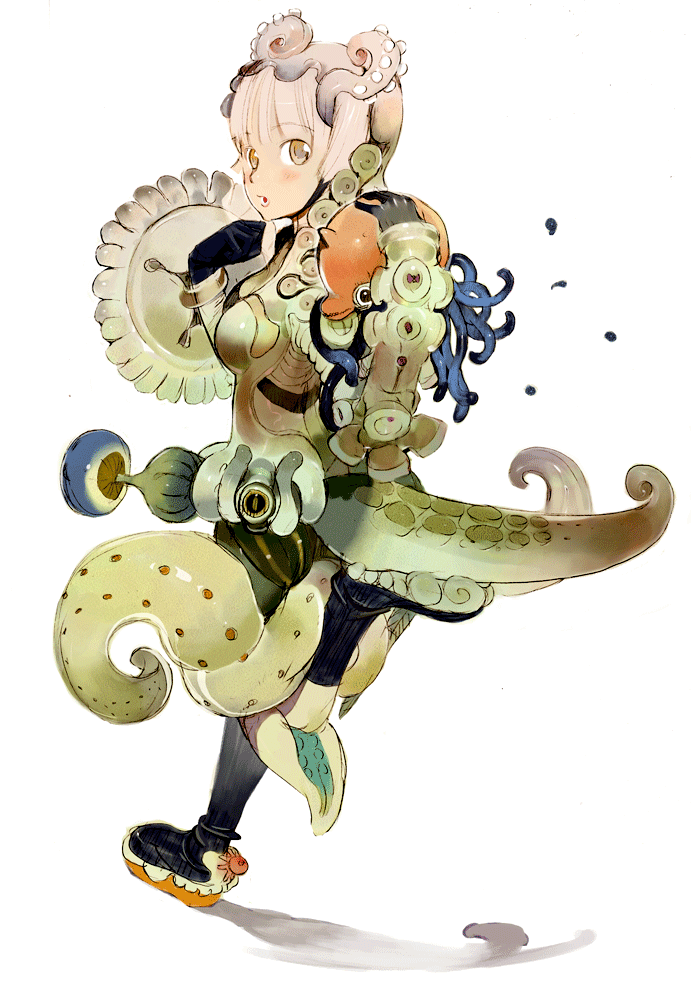 okama original tentaclegirl tentacles