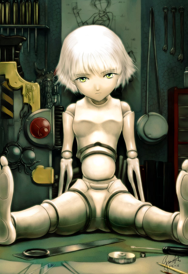 doll doll_joints original robot_joints s_zenith_lee short_hair sitting white_hair