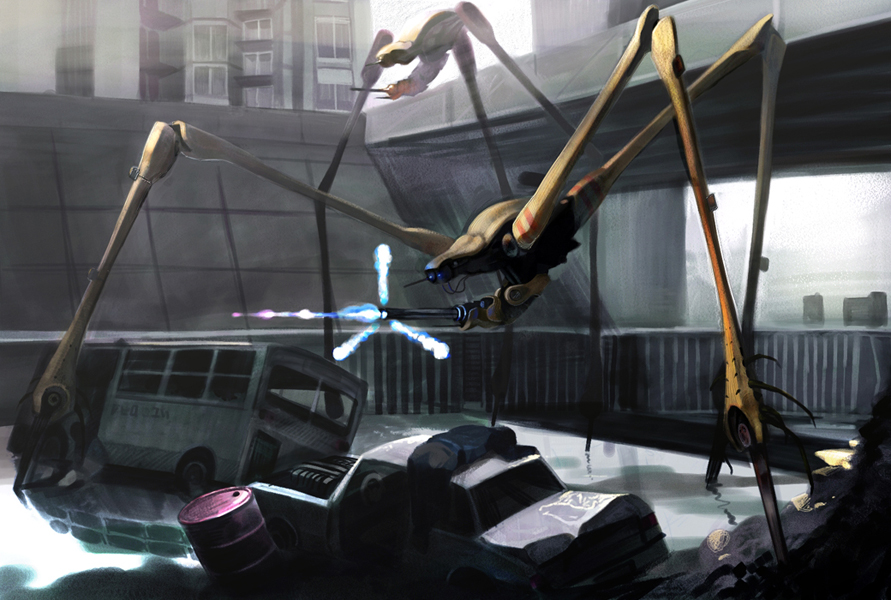 bridge bus car city corpse half-life half-life_2 half_life_2 mecha moruga motor_vehicle strider vehicle water