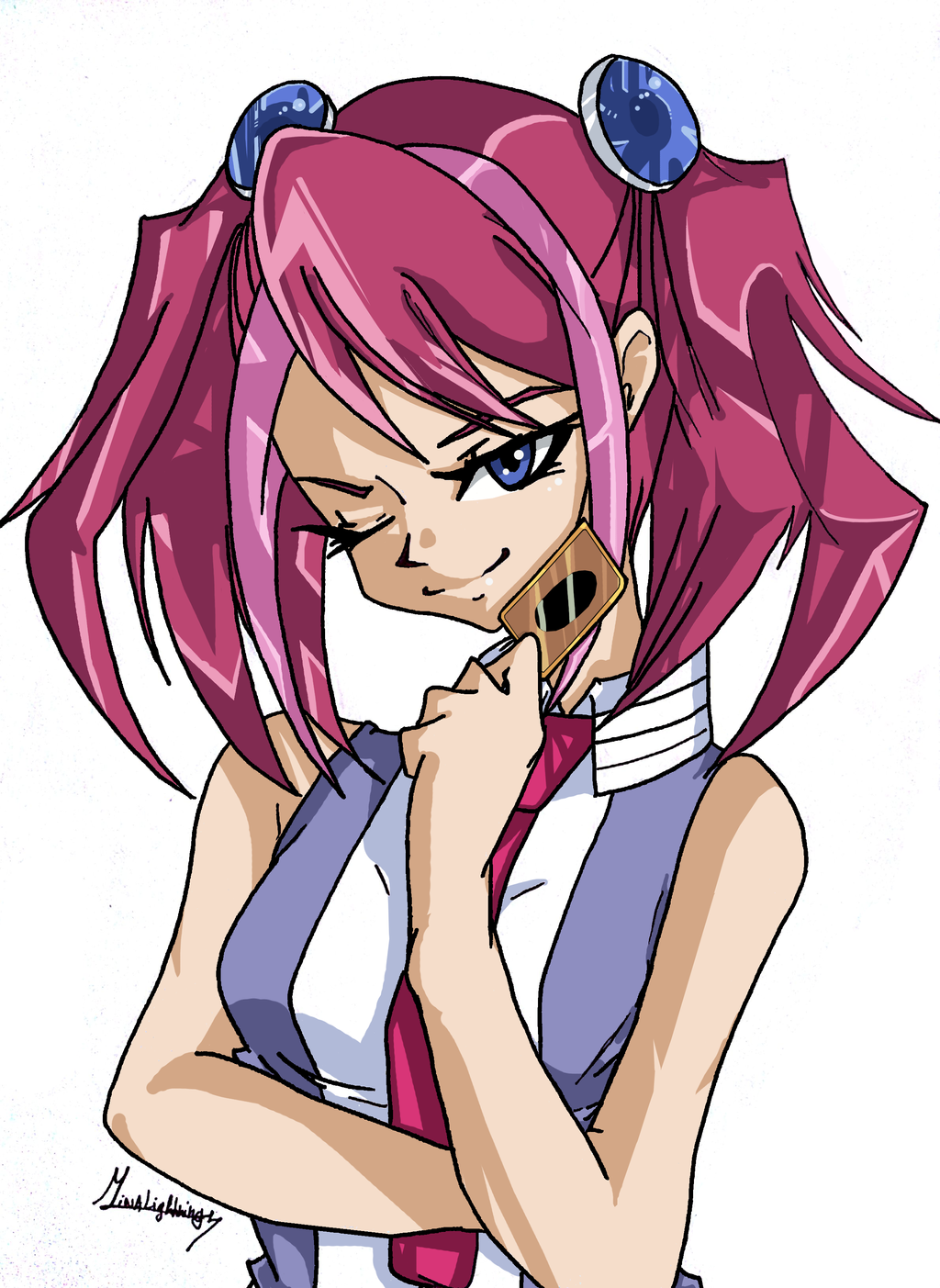 1girl hiiragi_yuzu pink_hair tagme yu-gi-oh!