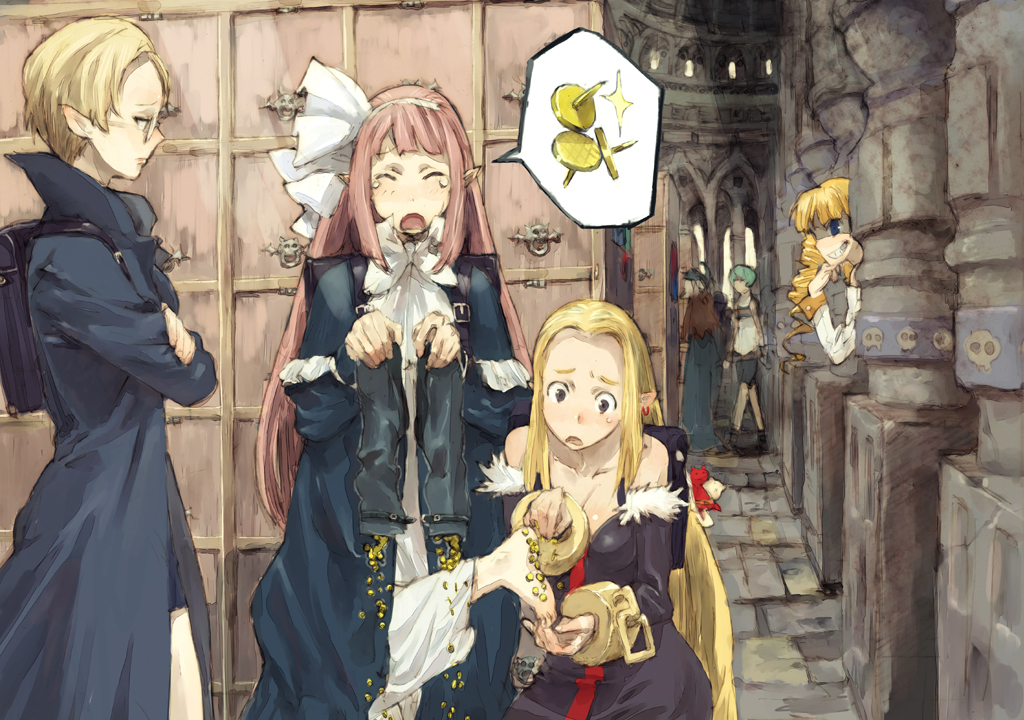 #1 barefoot blonde_hair coat disgaea glasses healer_(disgaea) long_hair mage_(disgaea) makai_kingdom nippon_ichi pain phantom_kingdom pink_hair prank sad short_hair smile socks thumbtack thumbtacks toi8 troll_face