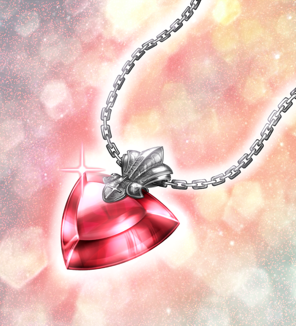 chain_necklace cross fate/stay_night fate_(series) gem higami_akabane jewelry necklace no_humans pendant pentagon_(shape) shiny