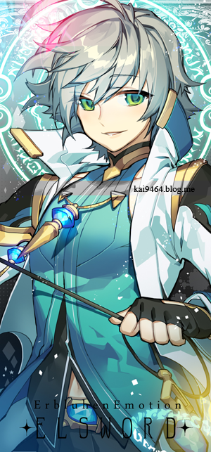 1boy ainchase_ishmael bluhen_(elsword) elsword eyebrows_visible_through_hair hair_between_eyes looking_at_viewer pika_(kai9464) smile tagme