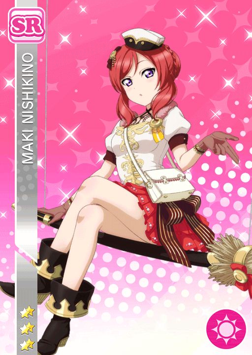 blush broom character_name dress gloves hat love_live!_school_idol_festival love_live!_school_idol_project nishikino_maki redhead short_hair violet_eyes witch