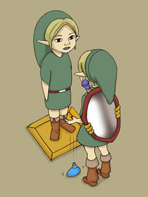 link lowres male nintendo pointy_ears shield sword the_legend_of_zelda weapon young_link