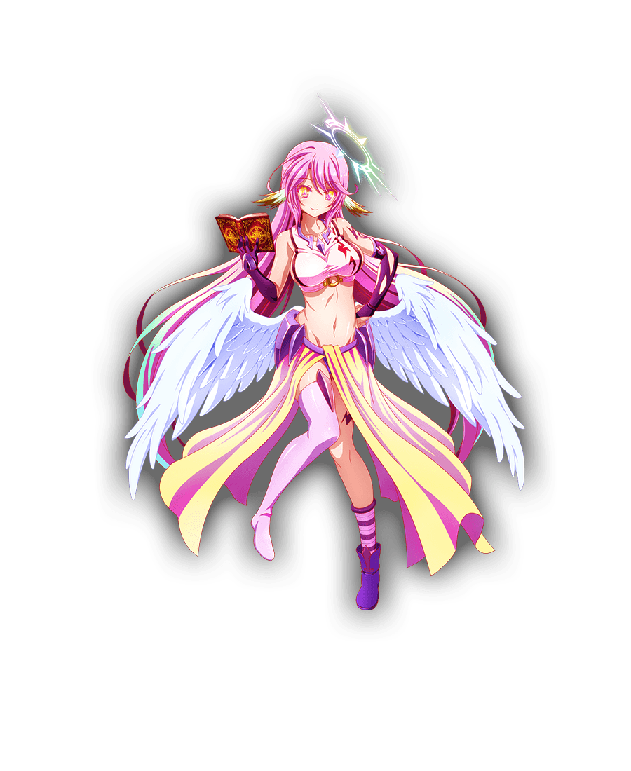 1girl angel_wings book breasts closed_mouth crop_top cross elbow_gloves feathered_wings gloves gradient_hair halo holding holding_book jibril_(no_game_no_life) kanpani_girls large_breasts long_hair low_wings magic_circle midriff mismatched_legwear multicolored multicolored_eyes multicolored_hair navel no_game_no_life official_art pink_hair shoes sideboob single_shoe smile solo symbol-shaped_pupils tattoo transparent_background very_long_hair violet_eyes white_wings wing_ears wings yellow_eyes