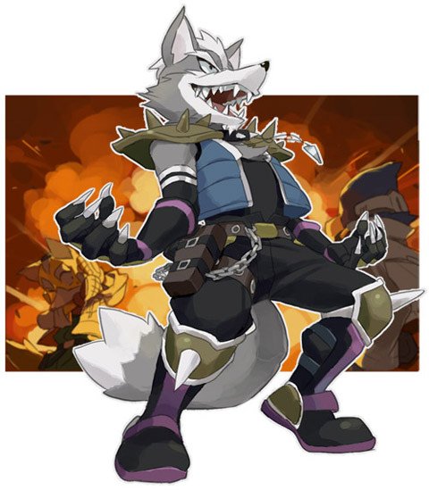 bird claws dio_brando falco_lombardi falcon fox fox_mccloud furry gloves nemurism nintendo parody smile star_fox starfox super_smash_bros. tail tails wolf wolf_o'donnell wolf_o'donnell wryyyyyyyyyyyyyyyyyyyy