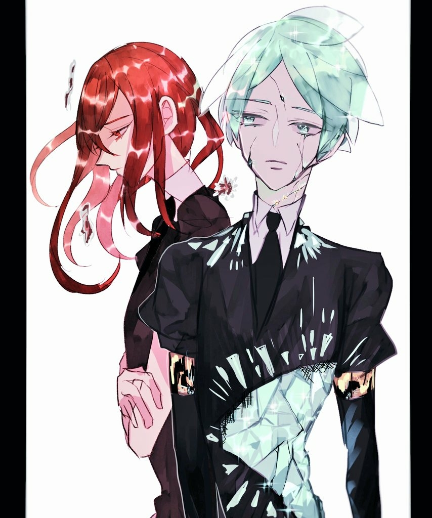 2others androgynous houseki_no_kuni multiple_others tagme