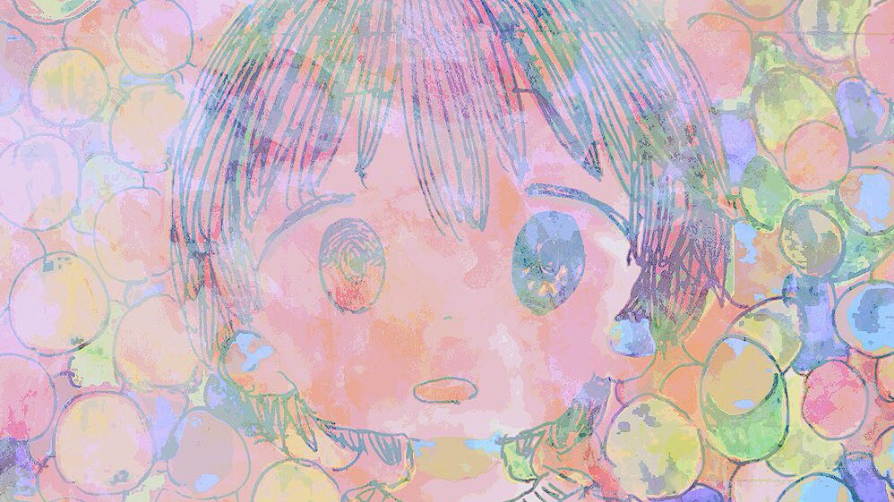 1boy artist_request chibi colorful commentary_request face looking_at_viewer open_mouth original short_hair sketch wide-eyed