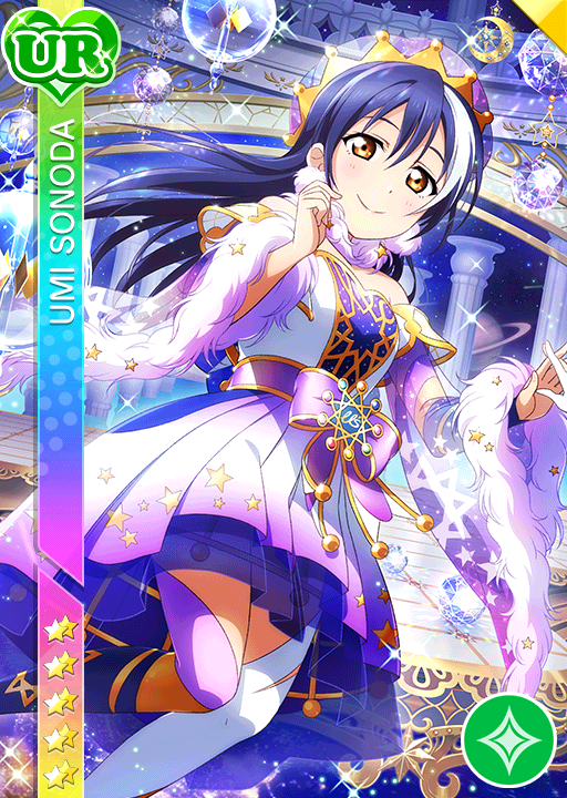 blue_hair blush brown_eyes character_name dress gloves long_hair love_live!_school_idol_festival love_live!_school_idol_project smile sonoda_umi universe