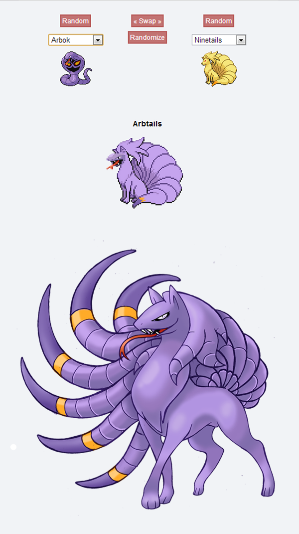 arbok character_name creature creatures_(company) darksilvania english_text fangs forked_tongue fusion game_freak gen_1_pokemon multiple_tails ninetales nintendo no_humans pokemon pokemon_(creature) purple simple_background standing tail tongue white_background