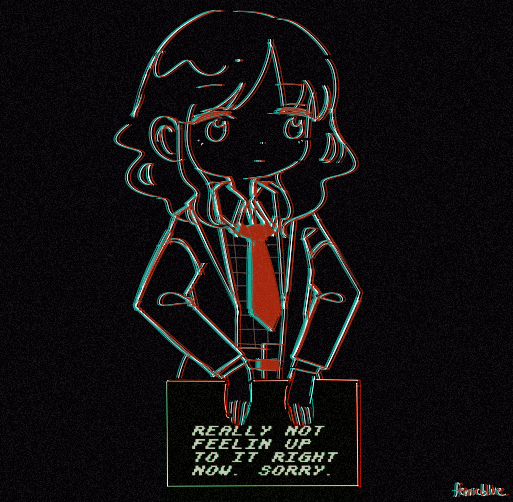 1girl artist_name checkered checkered_shirt chromatic_aberration closed_mouth collared_shirt english_text expressionless ferricblue holding holding_sign horikawa_raiko long_sleeves necktie open_clothes open_shirt red_neckwear shirt short_hair sign solo text_focus touhou