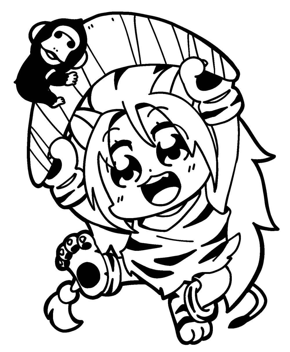 1girl animal_ears animal_print arms_up bare_legs beads bkub blush boomerang cham_cham commentary eyebrows_visible_through_hair facing_viewer fang full_body gloves greyscale hair_beads hair_ornament highres holding long_hair monkey monochrome open_mouth paw_gloves paw_shoes paws samurai_spirits shoes simple_background sleeveless snk solo standing standing_on_one_leg tail tiger_ears tiger_girl tiger_paws tiger_print tiger_stripes tiger_tail white_background