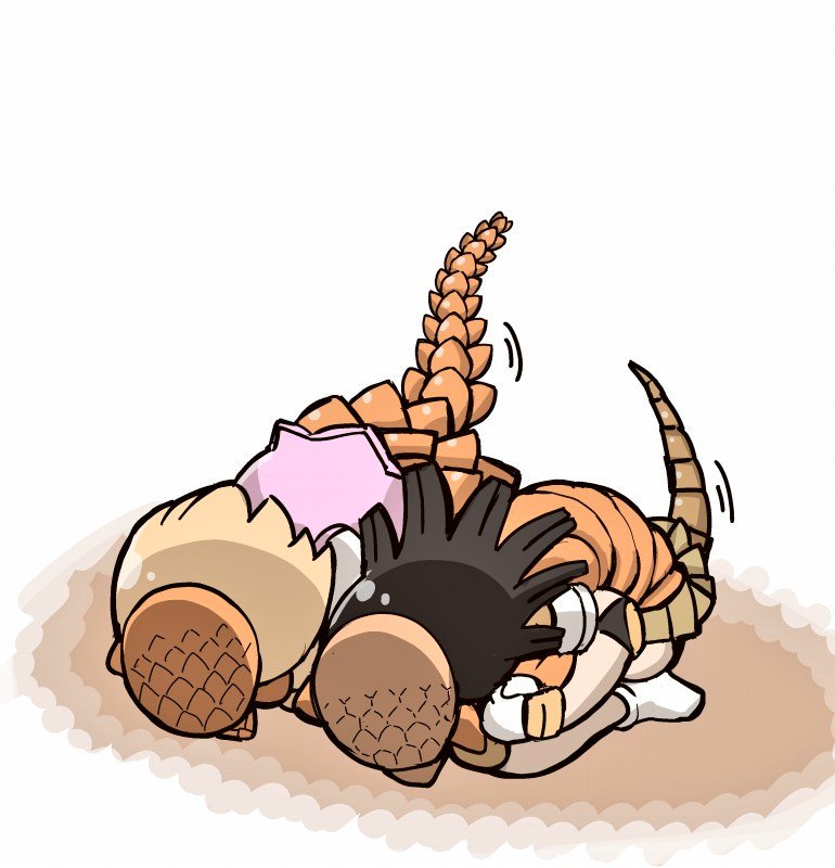 930tanaka giant_armadillo giant_pangolin kemono_friends tagme