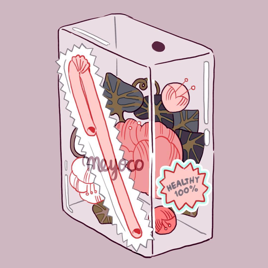 artist_name drinking_straw english_text flower juice_box lavender_background leaf meyoco no_humans original pink_flower simple_background transparent white_flower