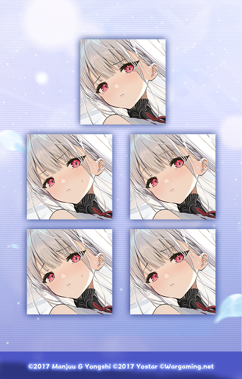 azur_lane blunt_bangs blush closed_mouth expression_chart expressionless expressions furrowed_brow japanese_clothes mimoza_(96mimo414) official_art red_eyes shimanto_(azur_lane) smile straight_hair tearing_up white_hair