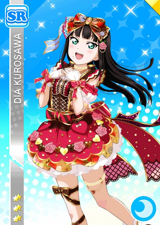 black_hair blush character_name dress green_eyes headdress kurosawa_dia long_hair love_live!_school_idol_festival love_live!_sunshine!! smile valentines