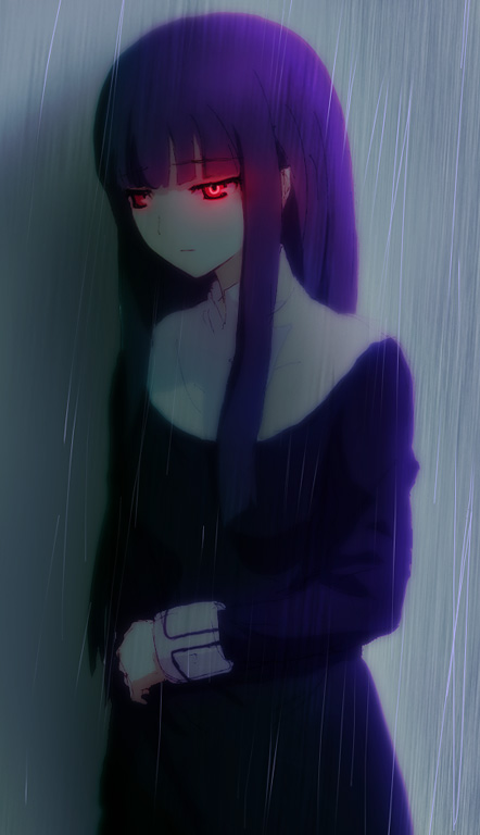 bad_id kara_no_kyoukai long_hair purple_hair red_eyes yasuko_(yg)