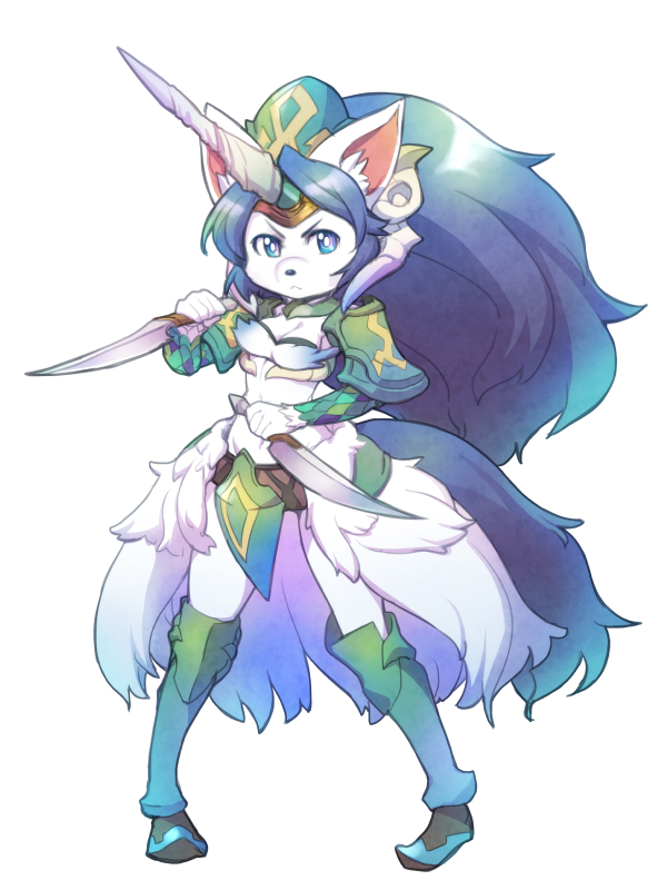 1girl absurdly_long_hair angry animal_ear_fluff animal_ears armor breasts claws cleavage closed_mouth collarbone colored_eyelashes ears eyebrows eyelashes face frown fur fur_collar furry holding holding_knife holding_weapon horn knife large_breasts legend_of_mana long_hair looking_at_viewer looking_away looking_to_the_side navel profile purple_hair seiken_densetsu shoulder_armor sierra solo tail thick_eyebrows tomoyohi upper_body very_long_hair violet_eyes weapon wolf_ears wolf_girl