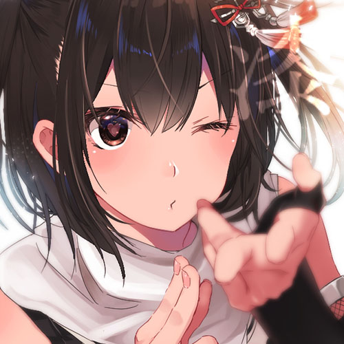 1girl black_gloves brown_eyes brown_hair fingerless_gloves gloves hair_ornament hair_ribbon heart heart-shaped_pupils kantai_collection looking_at_viewer lowres portrait red_ribbon ribbon rinto_(rint_rnt) scarf sendai_(kantai_collection) shiny shiny_hair short_hair solo symbol-shaped_pupils white_background white_scarf