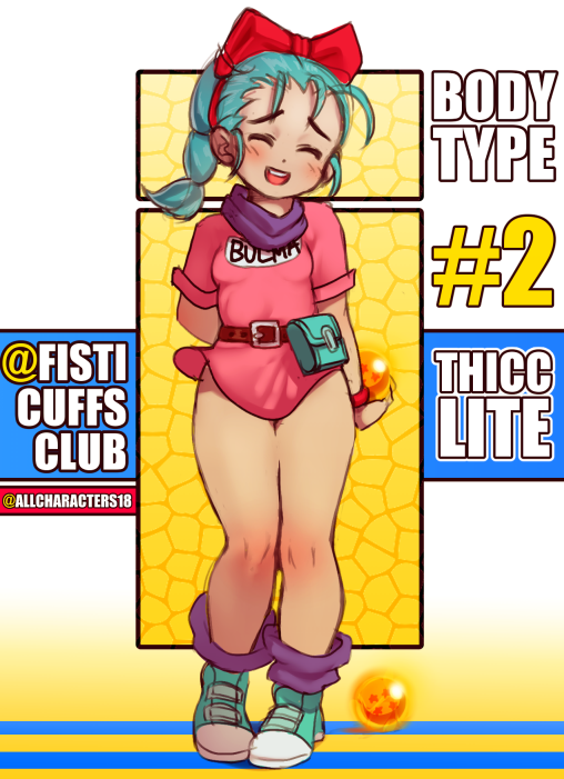1girl aqua_hair arm_behind_back artist_name ascot belt blush bow braid bulma character_name closed_eyes dragon_ball dragon_ball_(classic) dragon_ball_(object) english_text fisticuffs_club furrowed_brows hair_bow hair_ribbon hip_focus knees_togehter_feet_together knees_together loose_socks open_mouth pigeon-toed ponytail pouch red_bow red_ribbon ribbon shoes single_braid smile solo standing thighs tunic twitter_username wristband
