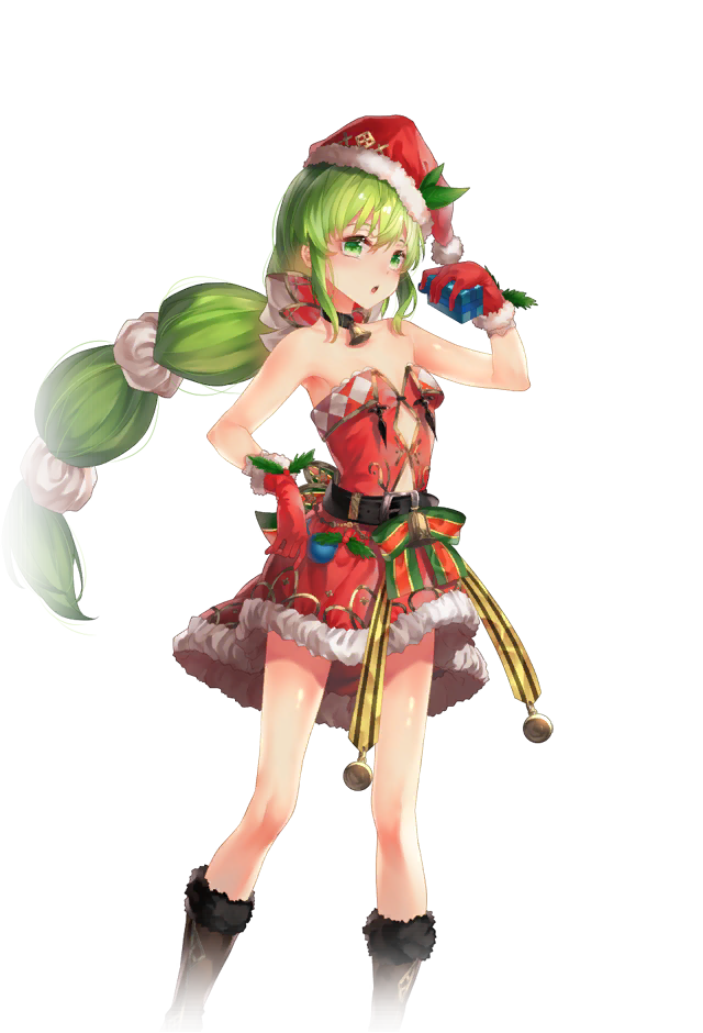 1girl artist_request christmas official_art romancing_saga_re;universe solo virginia_knights