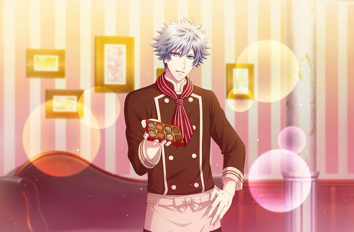 1boy grey_eyes kurosaki_ranmaru solo uta_no_prince-sama white_hair