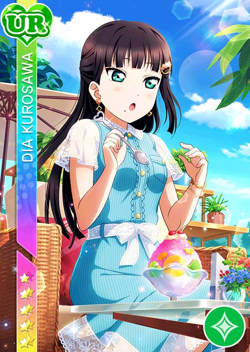 black_hair blush character_name green_eyes kurosawa_dia long_hair love_live!_school_idol_festival love_live!_sunshine!! shirt