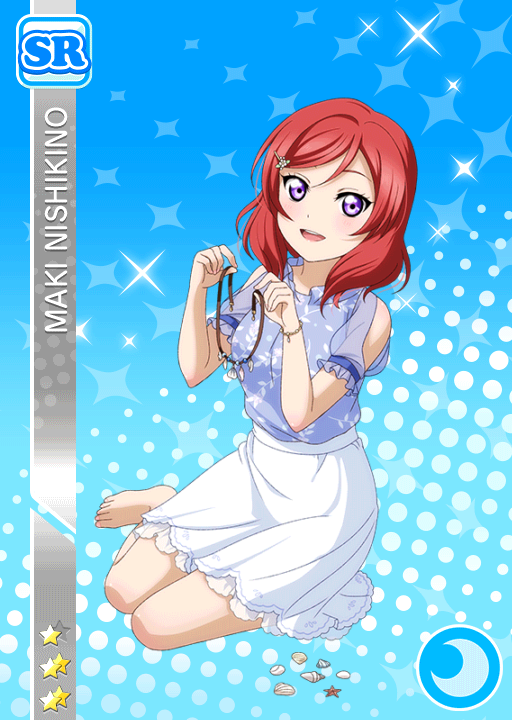 blush character_name dress love_live!_school_idol_festival love_live!_school_idol_project nishikino_maki redhead short_hair smile violet_eyes