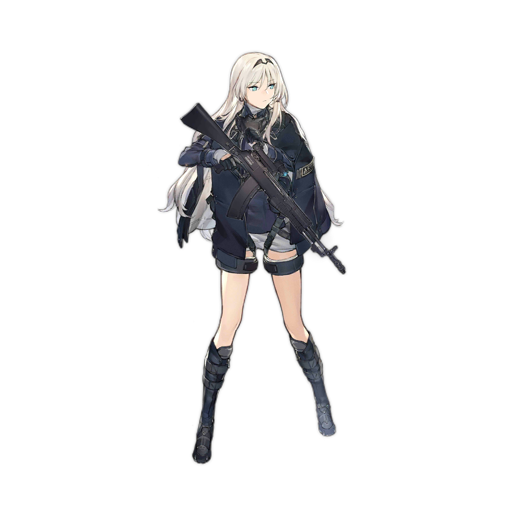 1girl an-94 an-94_(girls_frontline) assault_rifle bangs black_footwear black_gloves black_jacket blue_eyes boots brown_background closed_mouth copyright_name duoyuanjun expressionless eyebrows_visible_through_hair eyes_visible_through_hair flipped_hair gas_mask girls_frontline gloves gradient gradient_background gun hairband holding holding_weapon jacket jacket_on_shoulders knee_boots knees legs_apart long_hair long_legs long_sleeves looking_away looking_to_the_side mask_around_neck official_art open_clothes open_jacket pale_skin rifle shadow short_shorts shorts sidelocks simple_background standing thigh_strap thighs transparent_background trigger_discipline tsurime weapon white_hair white_shorts