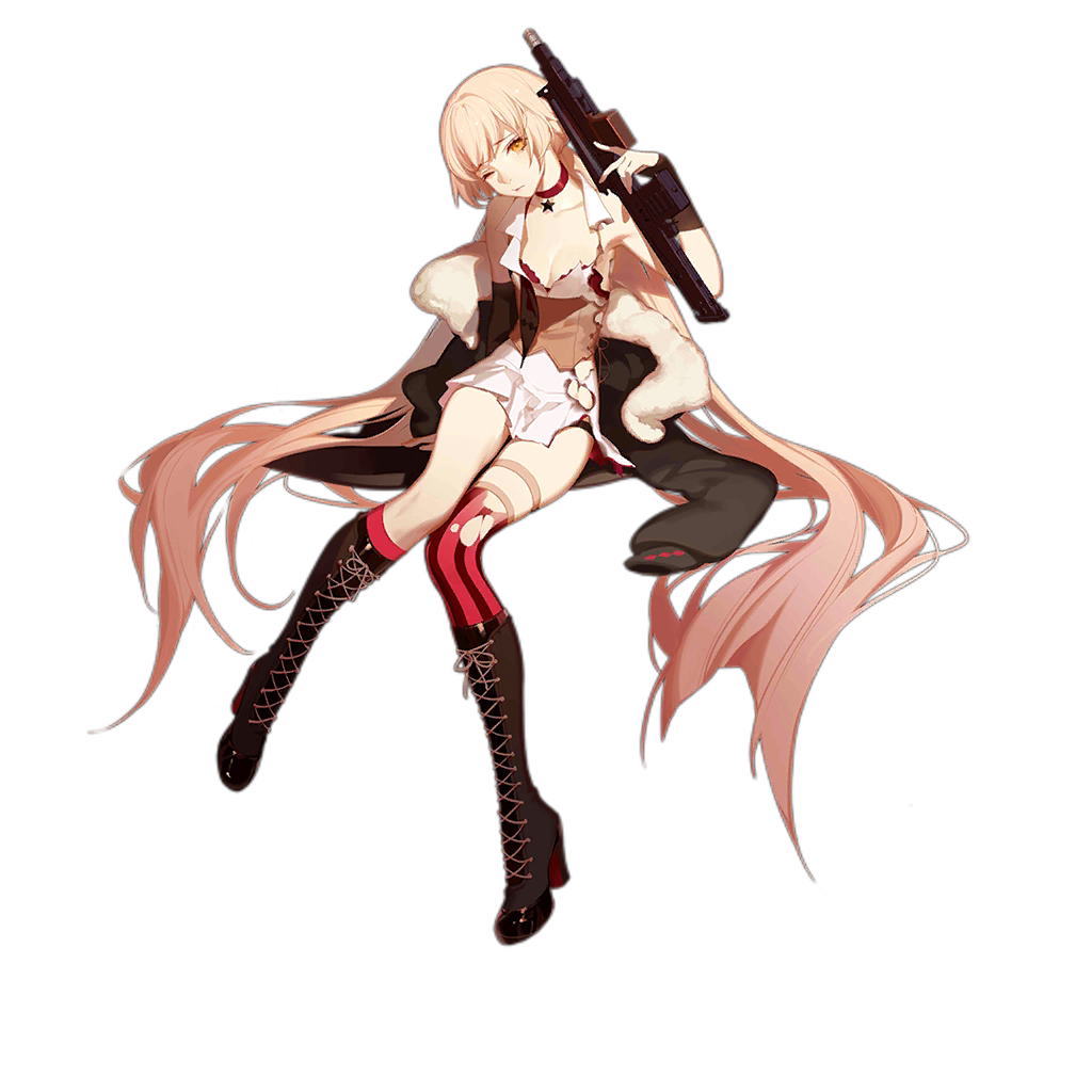 1girl ask_(askzy) assault_rifle bangs bare_shoulders blonde_hair boots breasts choker closed_mouth collarbone eyebrows_visible_through_hair full_body girls_frontline gun holding holding_gun holding_weapon jewelry knee_boots long_hair looking_at_viewer necklace official_art one_eye_closed ots-14 ots-14_(girls_frontline) rifle shoelaces sitting skirt small_breasts solo star star_necklace striped striped_legwear thigh_strap torn_clothes torn_legwear transparent_background very_long_hair weapon white_skirt yellow_eyes