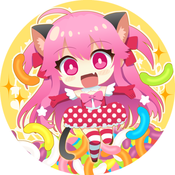 1girl :d ahoge angel_beats! animal_ears bangs blush bow cat_ears cat_tail dress elbow_gloves eyebrows_visible_through_hair fang full_body gloves hair_between_eyes hair_bow long_hair looking_at_viewer nakamura_hinato open_mouth outstretched_arms pink_eyes pink_hair polka_dot polka_dot_dress red_bow red_dress red_eyes red_gloves shiny shiny_hair short_dress sleeveless sleeveless_dress smile solo standing standing_on_one_leg striped striped_dress striped_legwear tail thigh-highs very_long_hair white_background yui_(angel_beats!) zettai_ryouiki