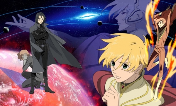 blonde_hair headphones jomy_marquis_shin keith_anyan long_hair male official_art physis planet short_hair soldier_blue space standing star tony tony_(toward_the_terra) toward_the_terra uniform