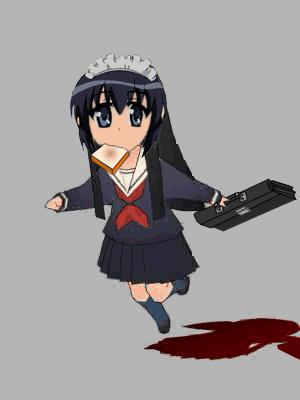 animated_gif bread food gif lowres mouth_hold school_uniform