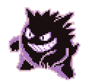 3d animated animated_gif commentary cortoony creature english_commentary evil_grin evil_smile gen_1_pokemon gengar ghost grin lowres multiple_sources no_humans pixel_art pokemon pokemon_(creature) pokemon_(game) pokemon_rgby smile solo spinning standing transparent_background