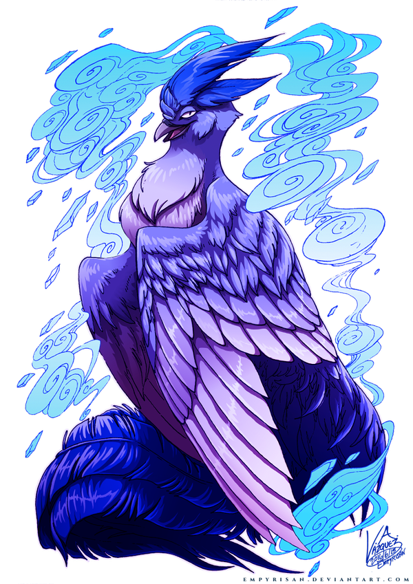 articuno bird bird_focus blue_theme creature empyrisan gen_1_pokemon legendary_pokemon no_humans pokemon pokemon_(creature) signature solo transparent_background watermark web_address