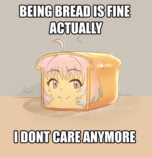 bread english_text food idolmaster idolmaster_cinderella_girls macro meme psychooorb tagme what yumemi_riamu