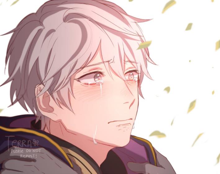 1boy artist_request crying crying_with_eyes_open fire_emblem fire_emblem:_kakusei fire_emblem_13 fire_emblem_awakening fire_emblem_heroes hood intelligent_systems male_focus male_my_unit_(fire_emblem:_kakusei) my_unit_(fire_emblem:_kakusei) nintendo petals reflet robe robin_(fire_emblem) robin_(fire_emblem)_(male) sad solo super_smash_bros. tagme tears white_hair
