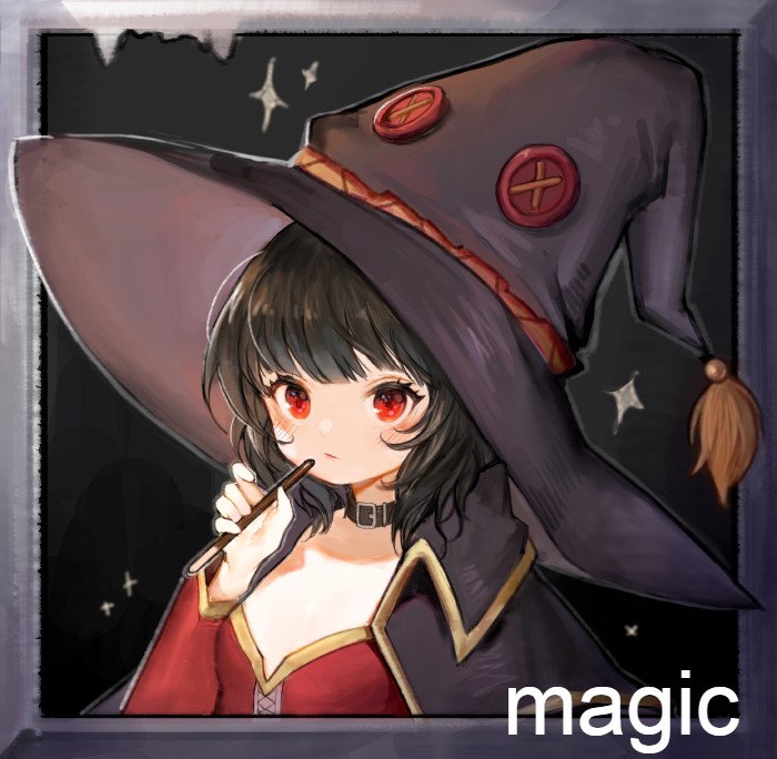 cute tagme wizard_girl wizard_hat