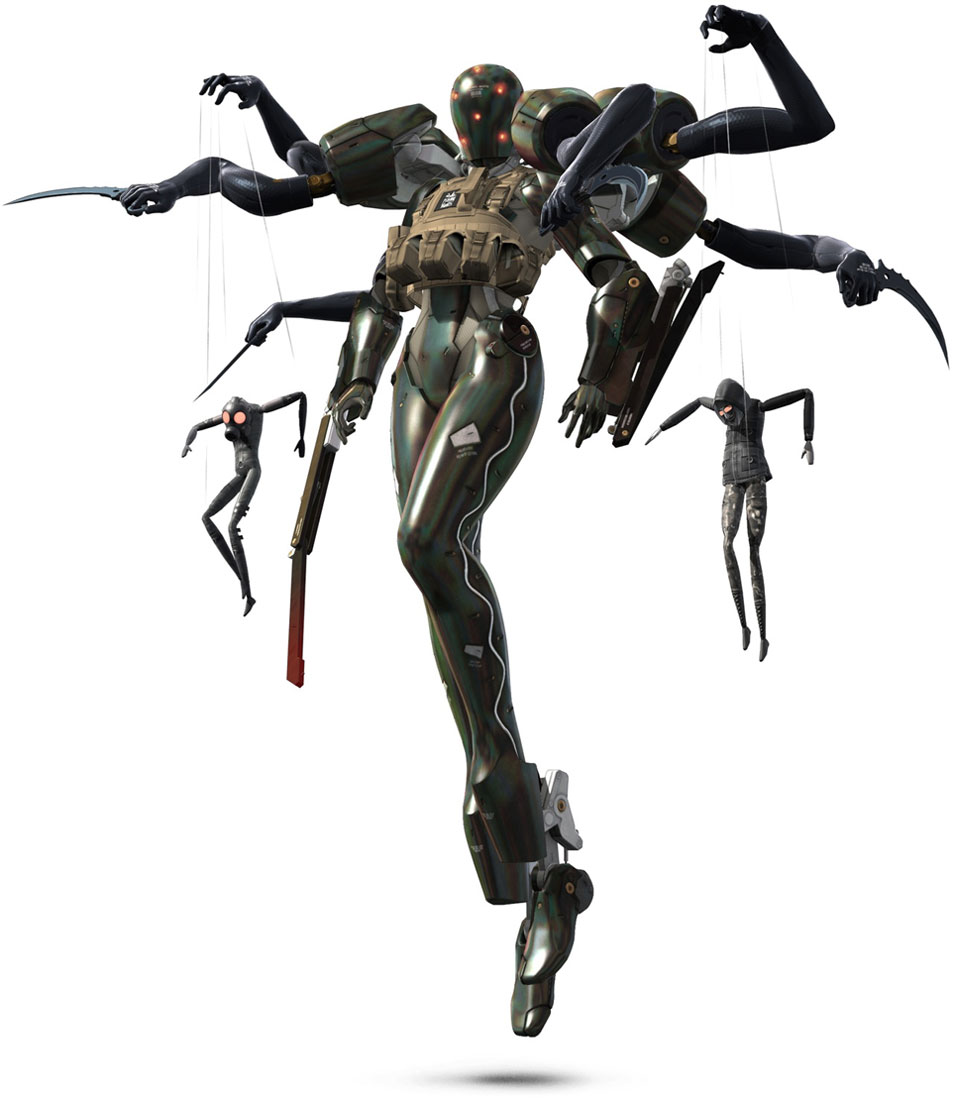 guns_of_the_patriots marionette metal_gear metal_gear_4 metal_gear_solid metal_gear_solid_4 power_suit psycho_mantis puppet puppets screaming_mantis the_sorrow