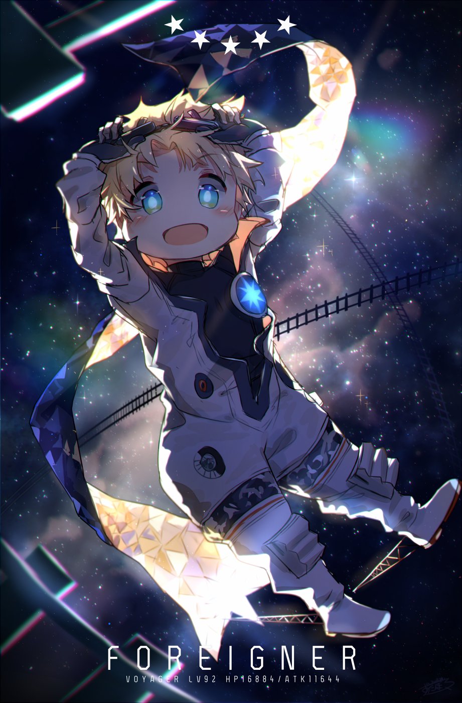 1boy fate/grand_order fate_(series) highres planet space spacesuit zutabo2