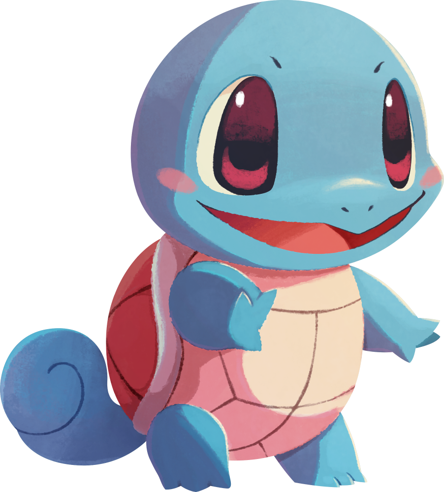artist_request blush blush_stickers full_body gen_1_pokemon hand_up happy no_humans official_art open_mouth pokemon pokemon_(creature) pokemon_(game) pokemon_cafe_mix red_eyes shell smile solo squirtle standing transparent_background