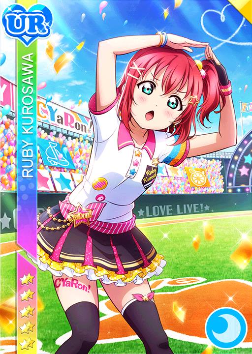 blush character_name green_eyes kurosawa_ruby love_live!_school_idol_festival love_live!_sunshine!! pink_hair shirt short_hair